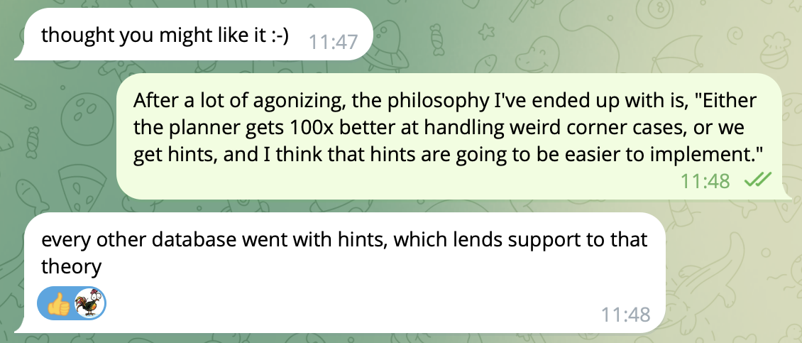 My reaction to an early preview of pg_plan_advice.